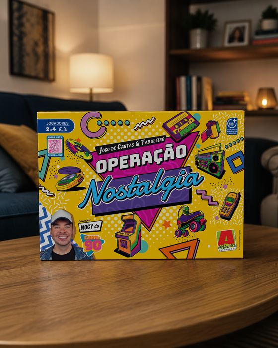 Caixa do jogo Operação Nostalgia